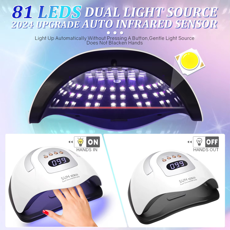 81LEDS UV LED Nagel Trockner Lampe für Maniküre - Bild 3