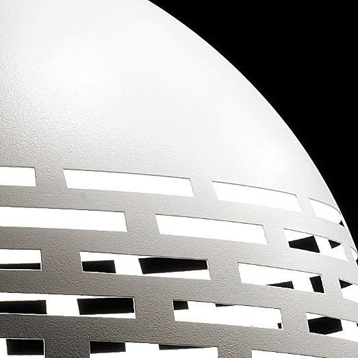 Braga Greka LED S80 Pendelleuchte in Weiß mit warmweißem LED-Licht (3000K) - Bild 1