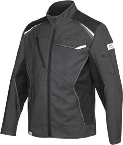 Kübler Jacke ICONIQ cotton in Anthrazit/Schwarz, Größe M - Bild 1