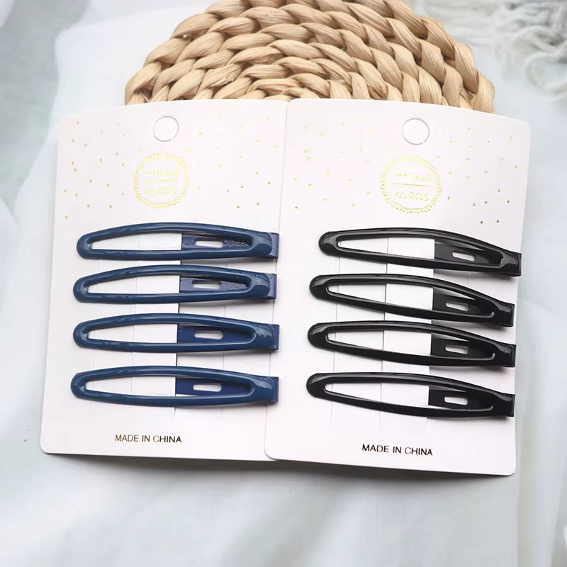 Lily Wang Haarspangen, Schwarz Saphir Blau, 4 Stück - Bild 2