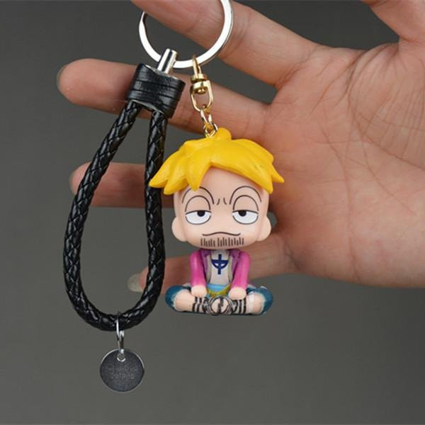 Yiran toy One Piece Luffy Zoro Sanji Schlüsselanhänger Puppe - Bild 1