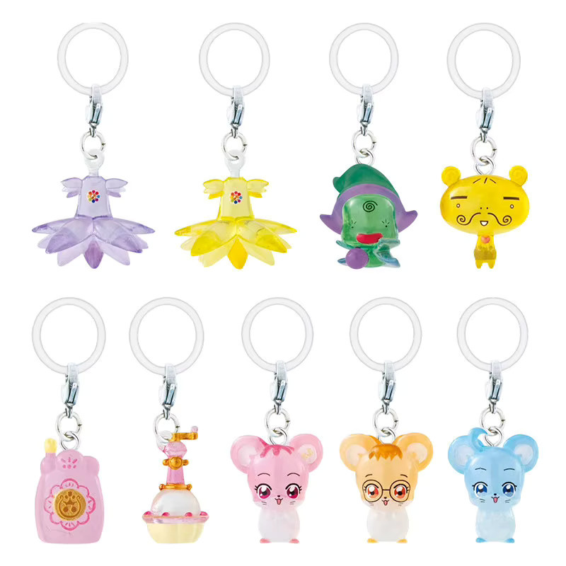 Bandai Ojamajo Doremi, Kapselspielzeug-Schlüsselanhänger, Mini-Elfenpuppen-Taschenanhänger - Bild 1