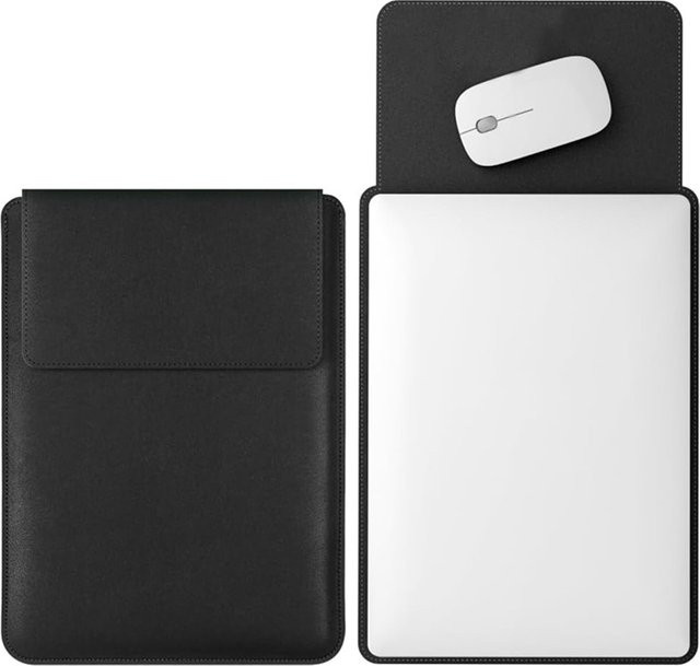 OLPAY Laptop-Hülle für MacBook Air und MacBook Pro (13, 14, 15, 16 Zoll) in Schwarz oder Braun - Bild 1
