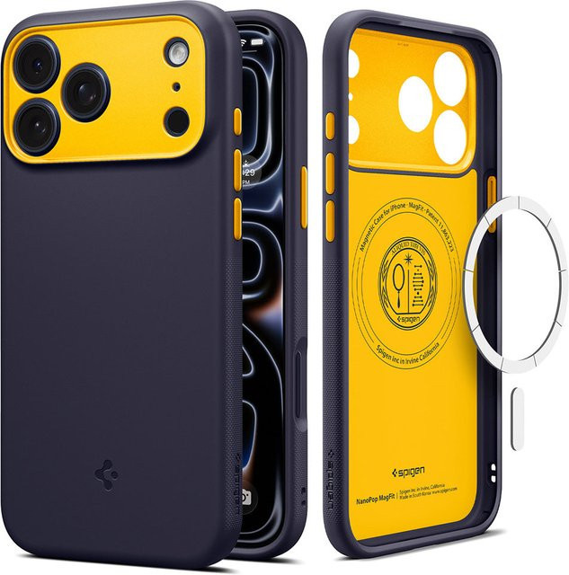 Spigen Caseology Nano Pop MagSafe-Hülle für Apple iPhone 18 Pro und iPhone 17 Pro, Lila - Bild 1