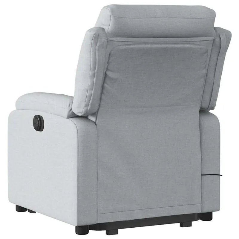Vidaxl Massagesessel Aufstehhilfe Relaxsessel aus Stoff in Grau - Bild 7
