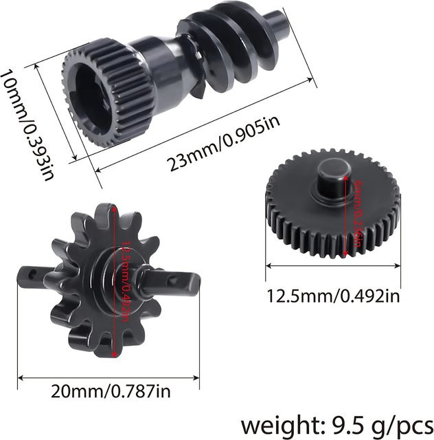 AXIAL RC Crawler 1/30, Getriebe-Set, Metall, Zubehör - Bild 1