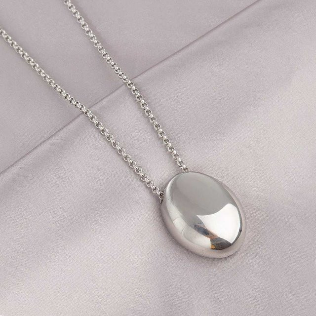 Breeze Wear Anhänger, oval, silber, Titan, Damen - Bild 1