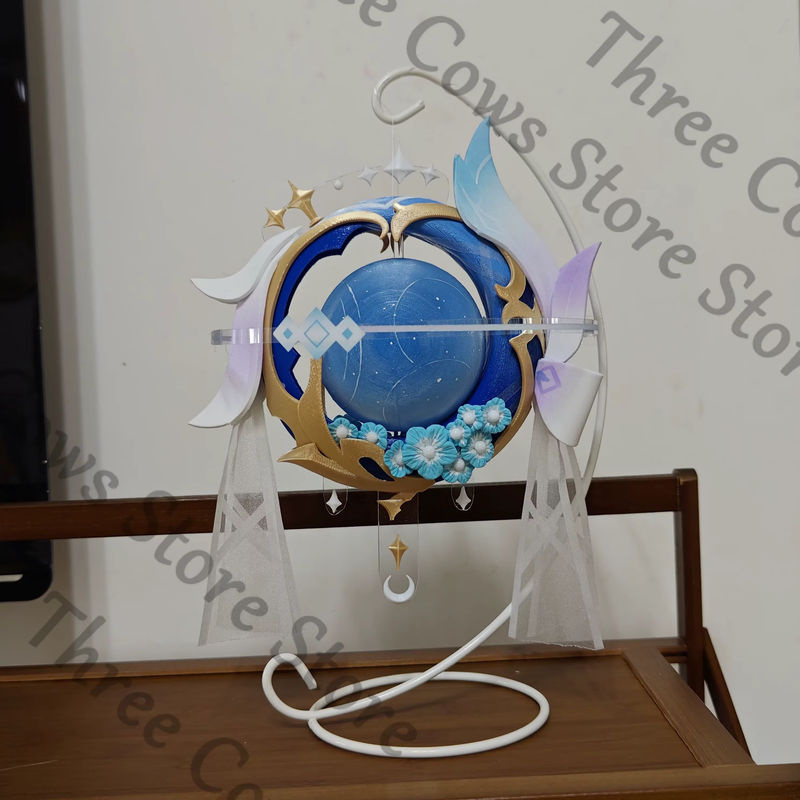 Genshin Impact Columbina Anime Nachtlicht Modell in Blau als Tischlampe und Deko-Ornament - Bild 3