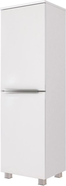 Held Möbel Midischrank Monza in Weiß Matt, B/T/H: 40 x 35 x 130 cm - Bild 1