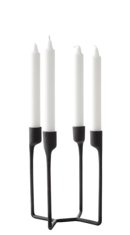 Normann Copenhagen Heima 4-Armiger Kerzenständer aus Gusseisen in Schwarz - Bild 2