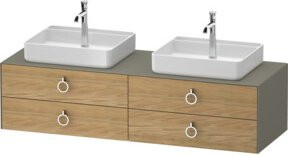 Duravit Waschtischunterschrank White Tulip in White, Breite: 160 cm, Tiefe: 55 cm, Höhe: 40,8 cm - Bild 1