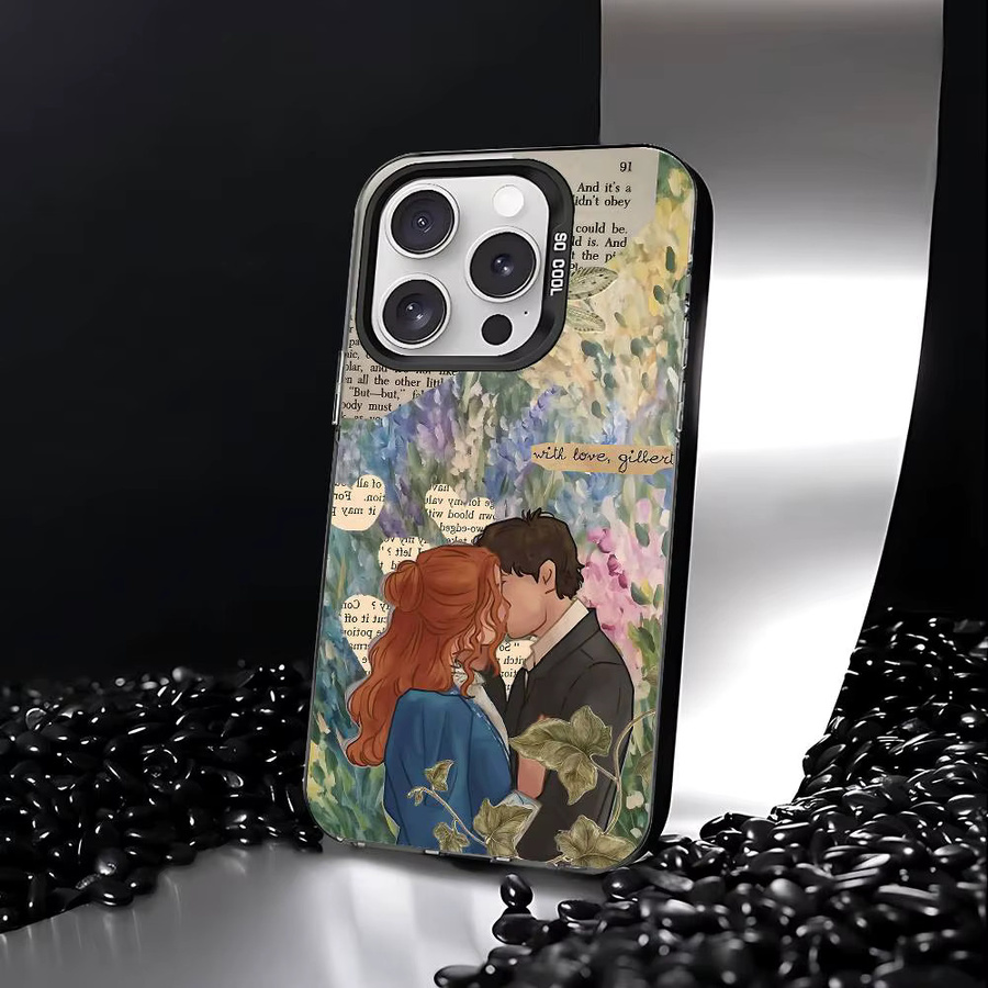 A-Anne Handyhülle für iPhone 11 bis iPhone 17 Pro Max Plus, stoßfeste Rückseite, Farbe: Silber/Mehrfarbig - Bild 3