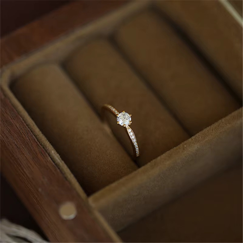 OBEAR Ring 925 Silber, Gold, Zirkonia, Damen - Bild 2