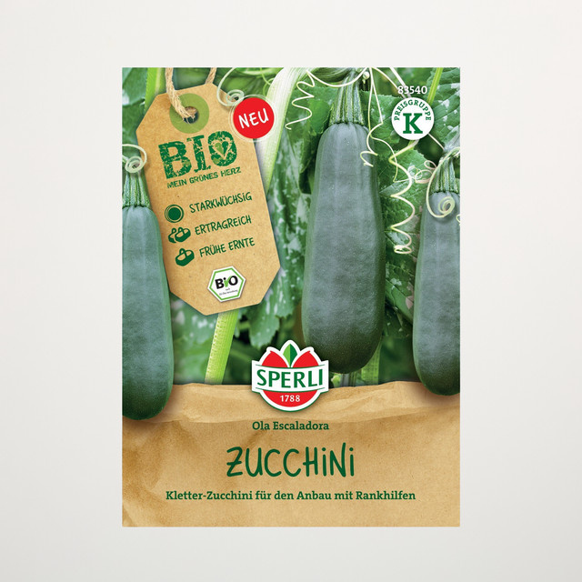 Sperli Zucchini Ola Escaladora Bio Samen für Gemüsegarten und Balkon - Bild 1