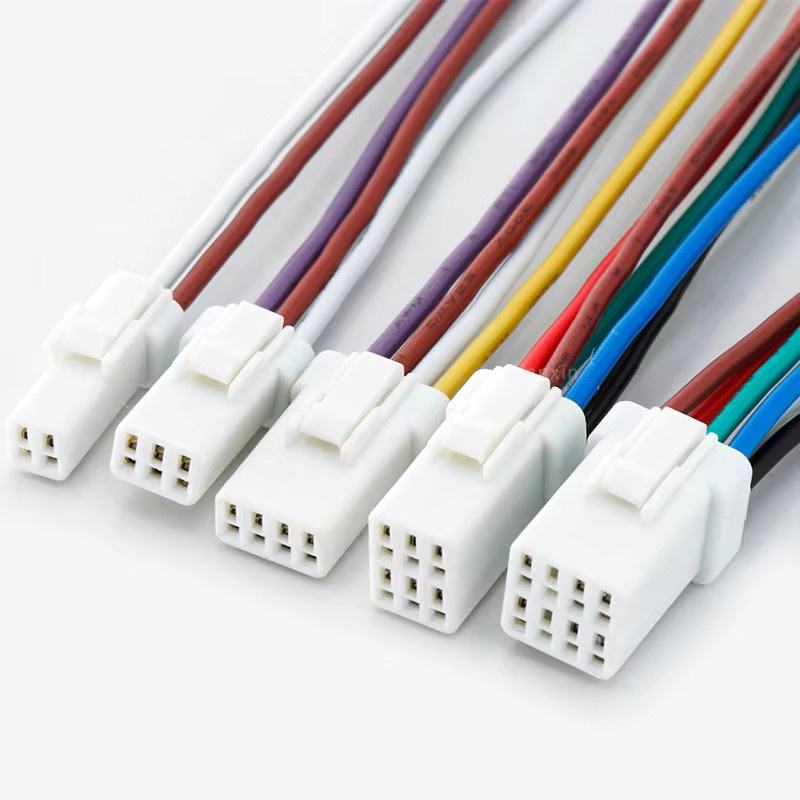 Wasserdichte JST Drahtstecker und Buchsen mit Kabel, 0,6 mm, Farbe: Weiß - Bild 2
