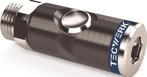 Tecwerk Druckknopf-Sicherheitskupplung in Silber - Bild 1