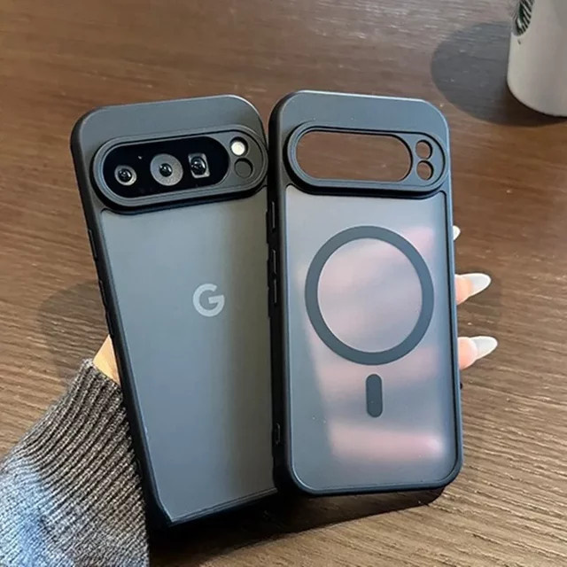 MagSafe Schutzhülle für Google Pixel 9, 9 Pro, 9 Pro XL, 8 Pro und 8a in Transparent Matt Frosted Design - Bild 1