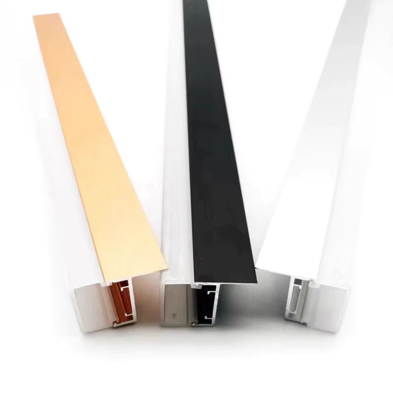 Khelse LED-Einbauschiene Aluminiumprofil in Silber für Schrankregallampen mit Kanten-Clip für 18 mm Holzbretter - Bild 4