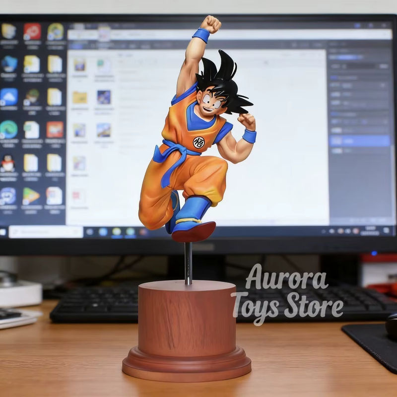 Bandai Dragon Ball Z Goku Actionfigur aus PVC in Orange, 25 cm Höhe - Bild 2