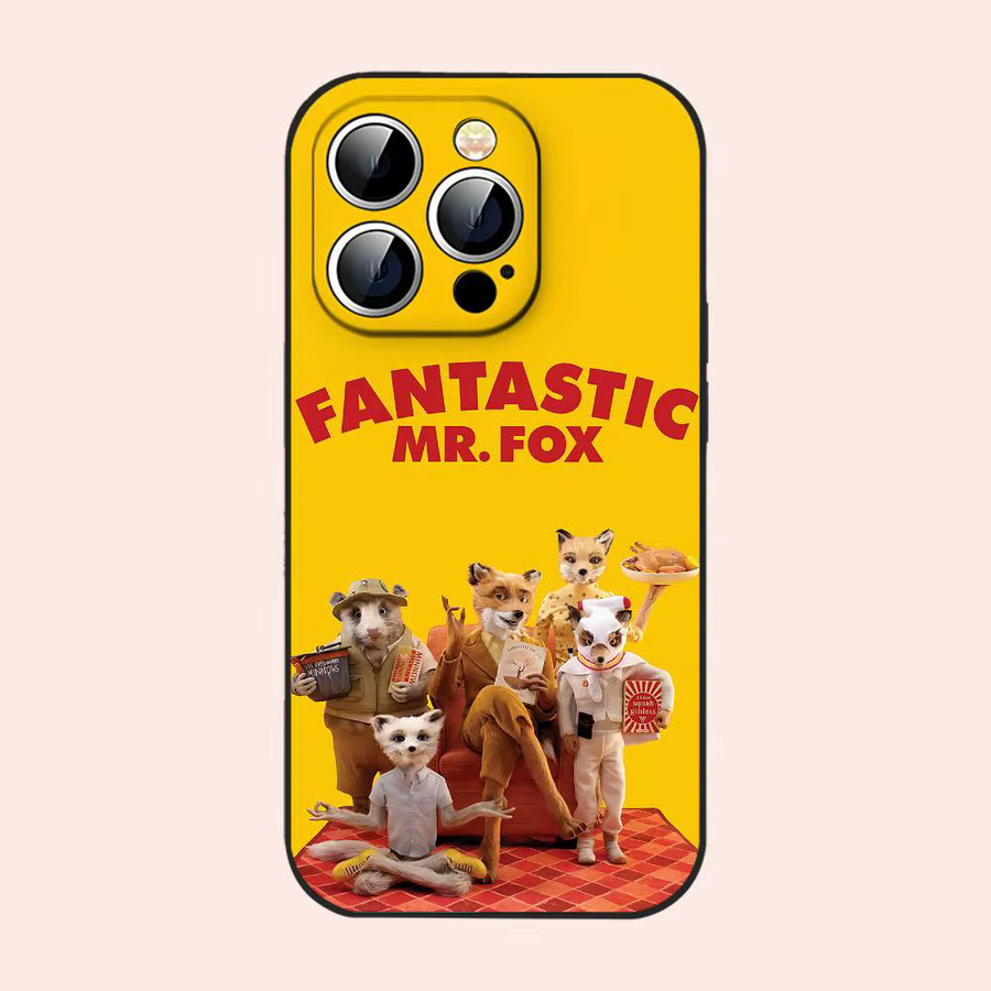 Mr. Fox Handyhülle in Schwarz für iPhone 17, 16, 15, 14, 13, 11 Pro Max, Plus, X, XR, XS Max und Mini - Bild 4