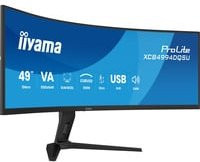 iiyama ProLite XCB4994DQSU-B1 LED-Monitor, 49 Zoll, QHD 1440p, VA-Panel, Schwarz, HDMI und DisplayPort - Bild 1