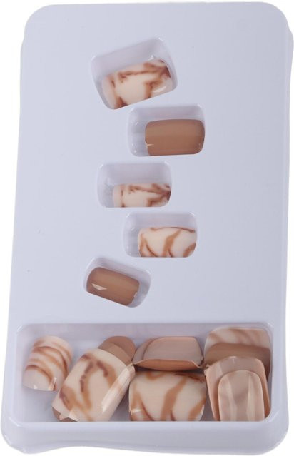 TOMTOP JMS Aufklebenägel, 24 Stück, White, Glänzend, Damen - Bild 1