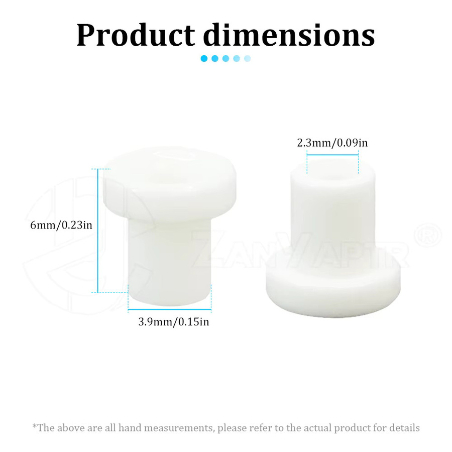 Keramik-Augen für Bambu Lab AMS Futteranschluss-Schutz, weißes Zubehör für Bambu Lab X1 und P1 Serie 3D-Drucker - Bild 2