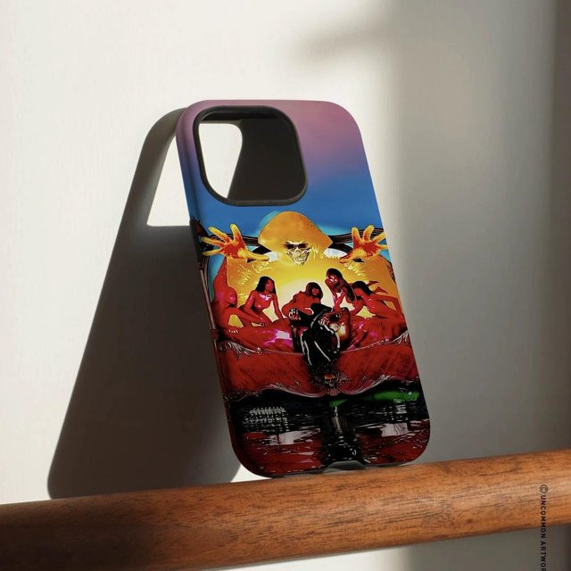 O-OsamaSon Jump-Out Handyhülle für iPhone 12 bis 17 Pro Max Plus, glänzende HD-Doppelschicht-Flüssighartschale, weiß und mehrfarbig - Bild 1