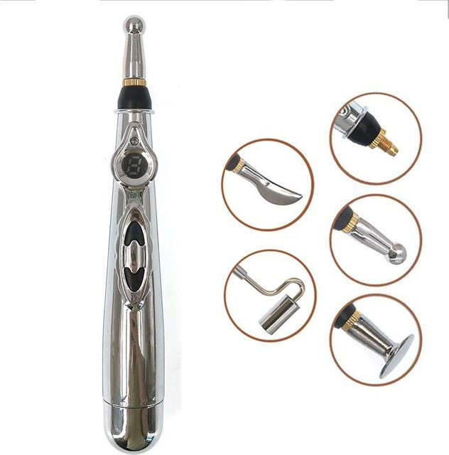 Meiteai-All Akupunkturpunktstift, Silber, 9 Geschwindigkeiten - Bild 1
