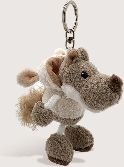 Schlüsselanhänger Wolf, Plüsch, weiß, Damen, 10 cm - Bild 1