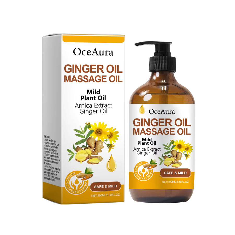OceAura Ingweröl Körperöl mit Arnika-Extrakt, 100 ml, Unisex - Bild 4