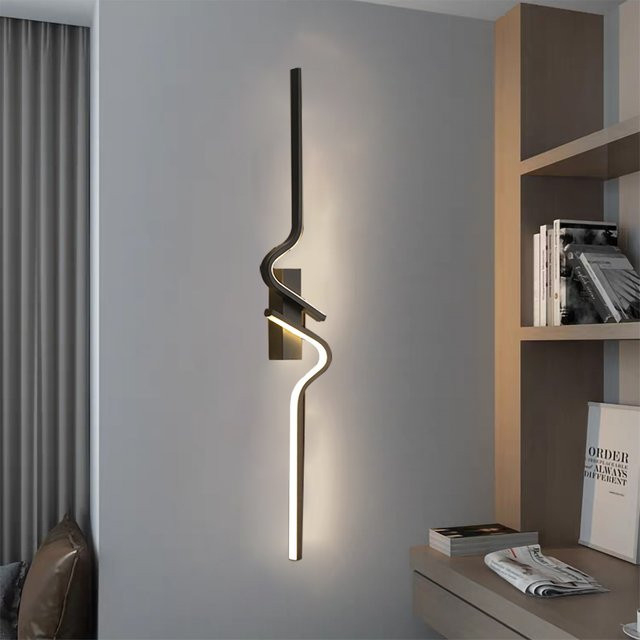Moderne LED Wandleuchte DARHYN mit integriertem LED für Wohnzimmer Schlafzimmer und Esszimmer - Bild 1