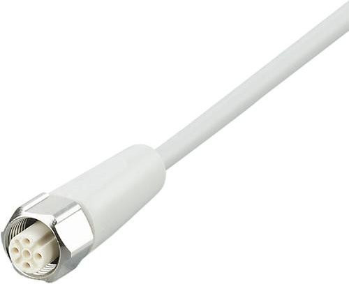 ifm electronic Anschlussleitung EVF012 mit Buchse, gerade, 5 Polzahl, 25 m, weiß - Bild 1