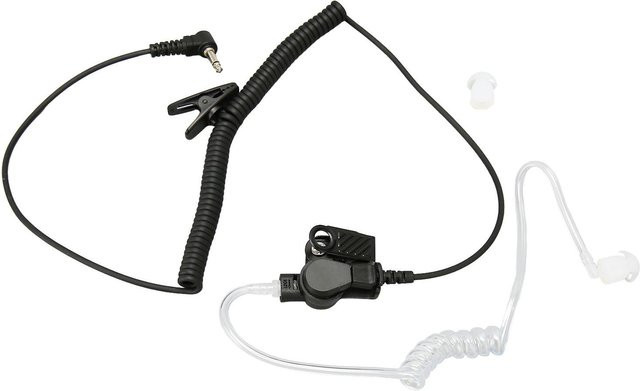 DIYelecs Akustikschlauch-Ohrhörer mit 3,5-mm-Stecker in Schwarz für 2-Wege-Funkgeräte und Transceiver - Bild 1