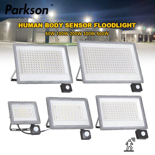 PARKSON LED Flutlicht mit PIR Bewegungssensor, wasserdichter LED Strahler für Garten und Außenbereich - Bild 1