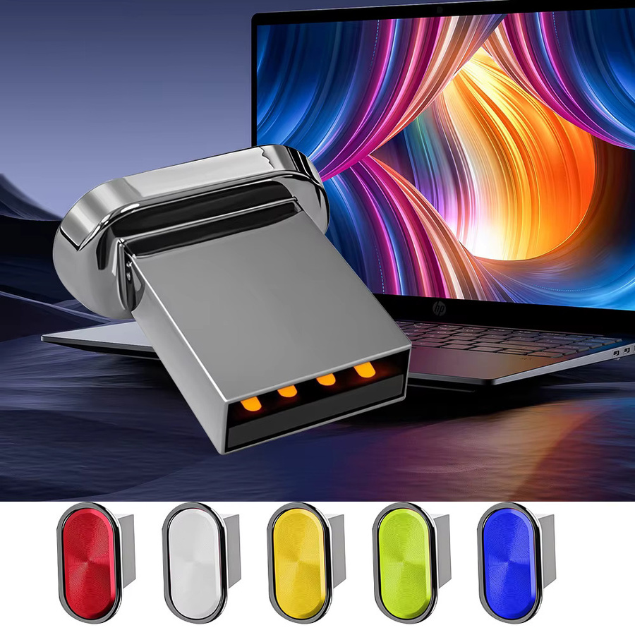 KFHIREW Super Mini USB 2.0 Flash-Laufwerk 128 GB Pendrive in Weiß - Bild 2