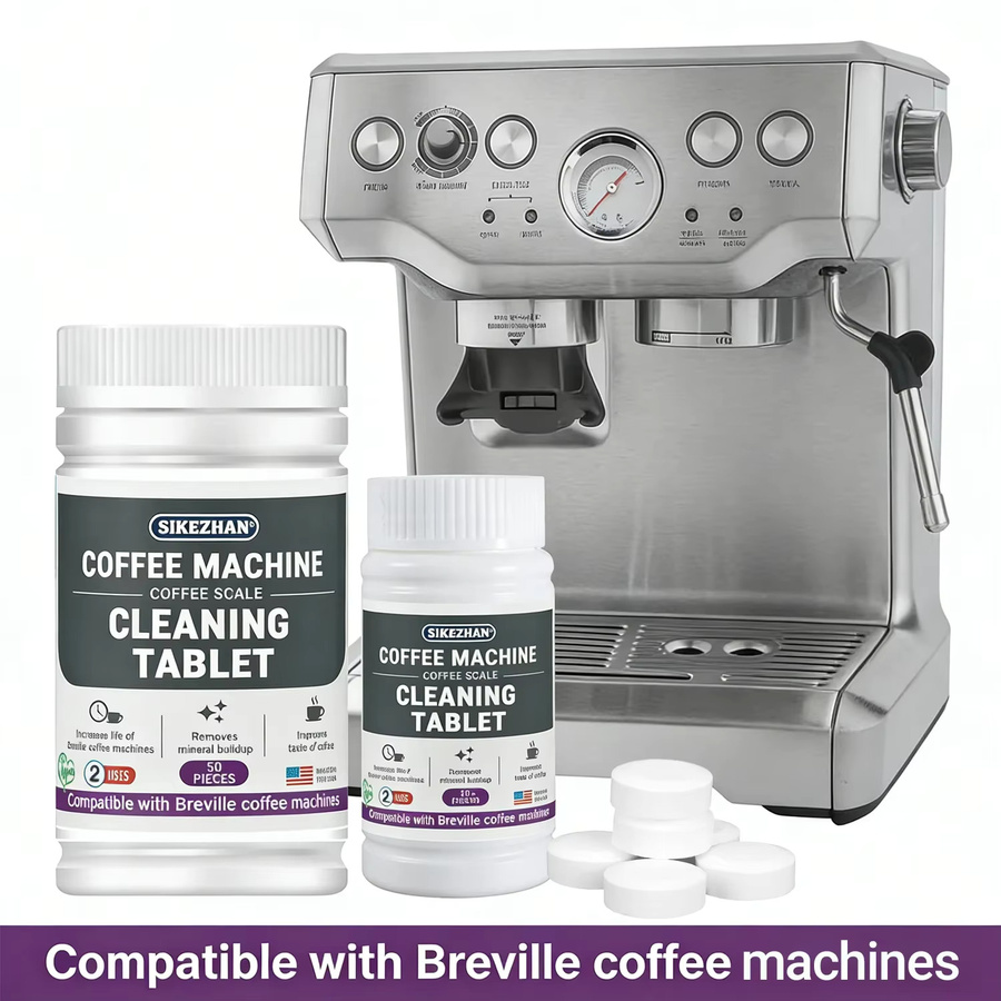 jaysuing Espressomaschinen-Reinigungstabletten weiß, kompatibel mit Breville Barista Express, Pro, Touch, Oracle, BES880 und BES870XL (10 oder 50 Stück) - Bild 4