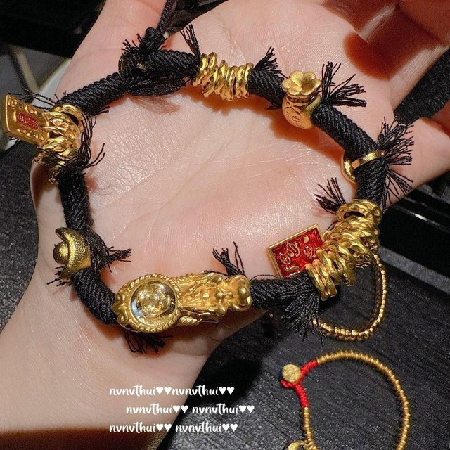 Armband, Goldperlenarmband, Unisex - Bild 1