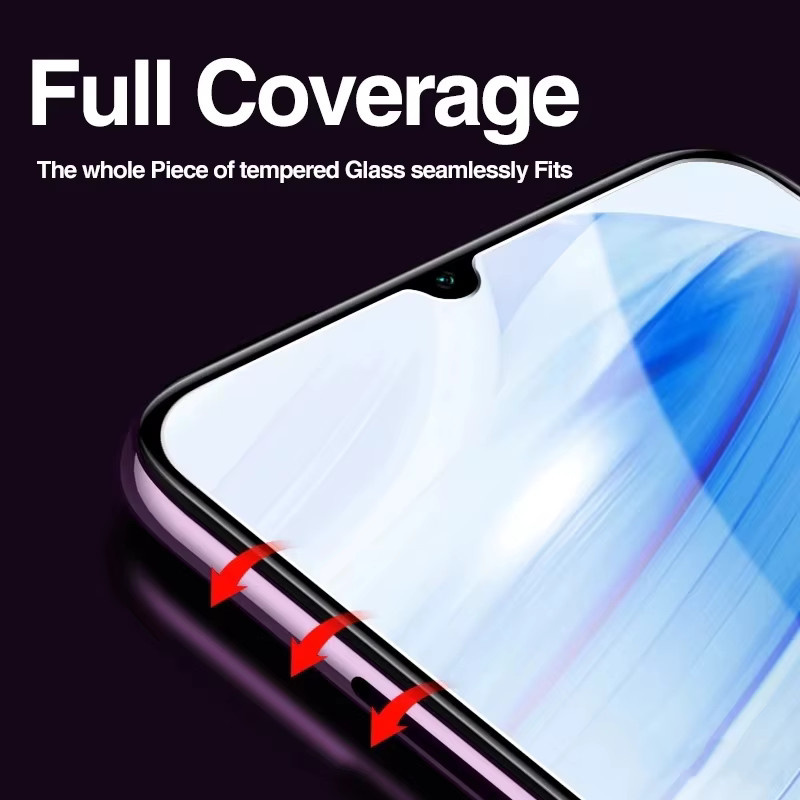 Xiaomi Displayschutzfolie aus gehärtetem Glas für Redmi Note 11 10 9 8 Pro 5G 10C 9C transparent - Bild 3