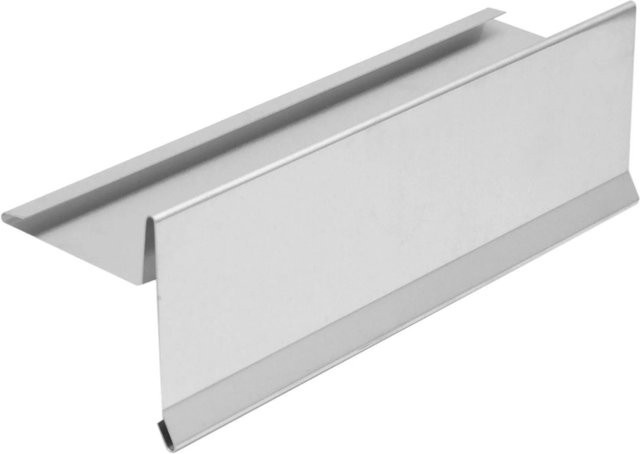 Inefa Ortblech mit Wasserfalz aus Aluminium in Silber, Länge: 200 cm - Bild 1