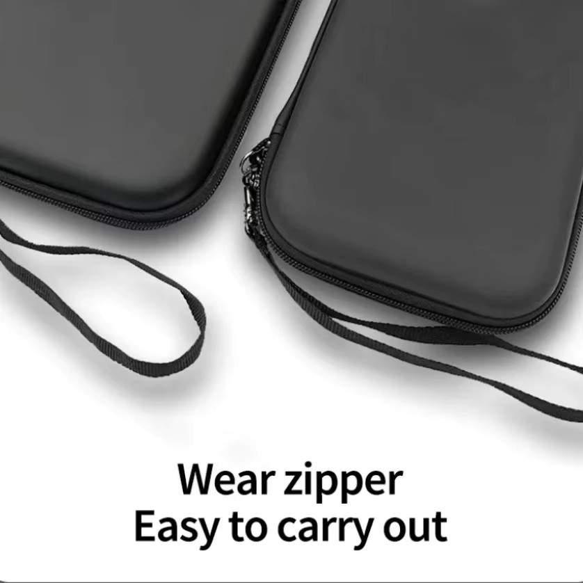 Nintendo Switch 2 Hartschalen-Tragetasche in Schwarz, kratzfeste und schützende Reisetasche mit Organizer-Funktion - Bild 5