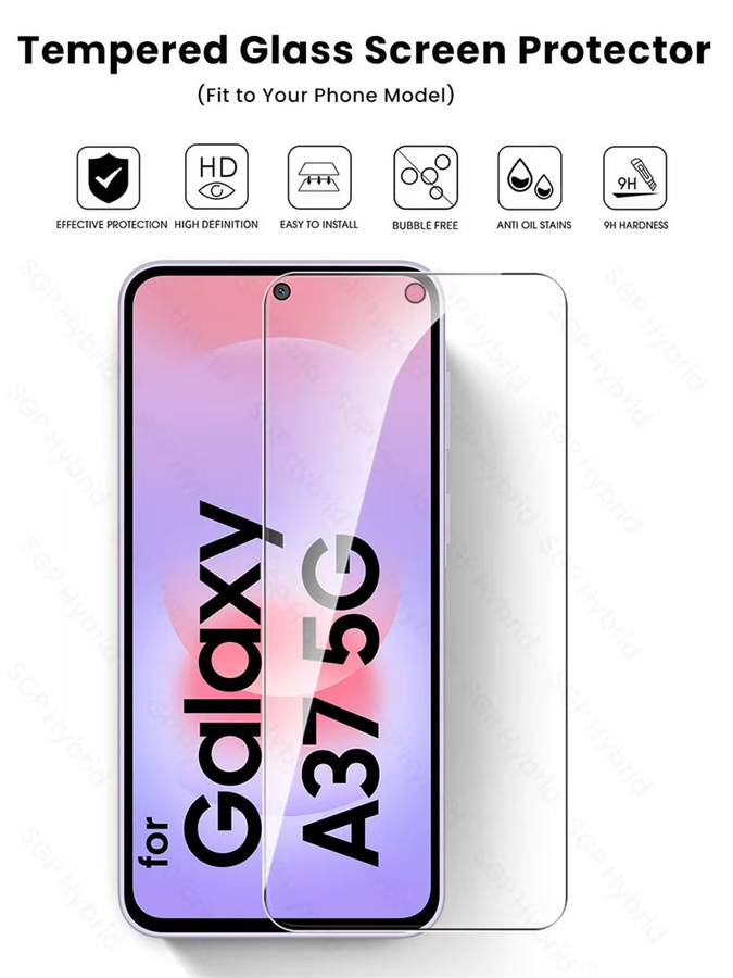 5 Stück Samsung Galaxy A37 5G Schutzglas mit 9H Härtegrad, 6,7 Zoll Display-Schutzfolie, transparent - Bild 7