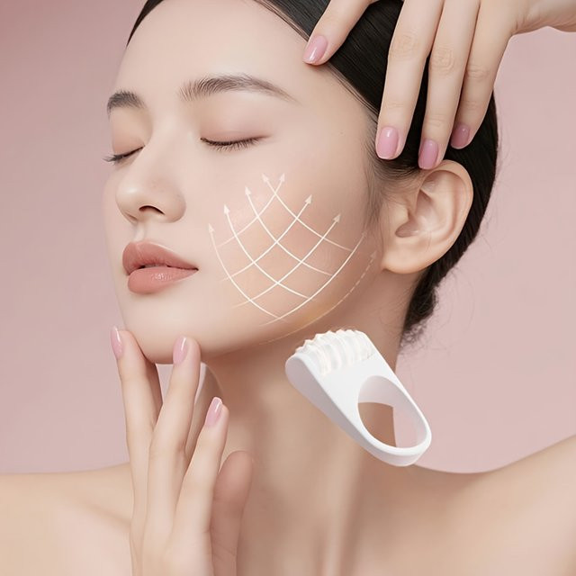 Define Beauty Gesichtsroller mit Akupressurknoten, Unisex - Bild 1