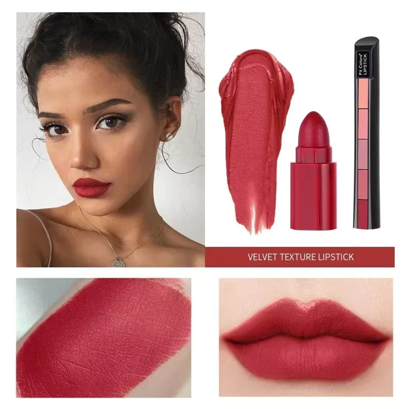 5-in-1 Lippenstift, matt, #02, feuchtigkeitsspendend - Bild 2