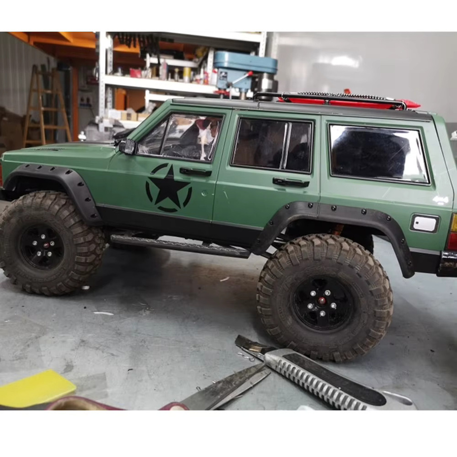 Axial Cherokee Karosserie, 1/10, Lackierter Hartplastik, Grün - Bild 4