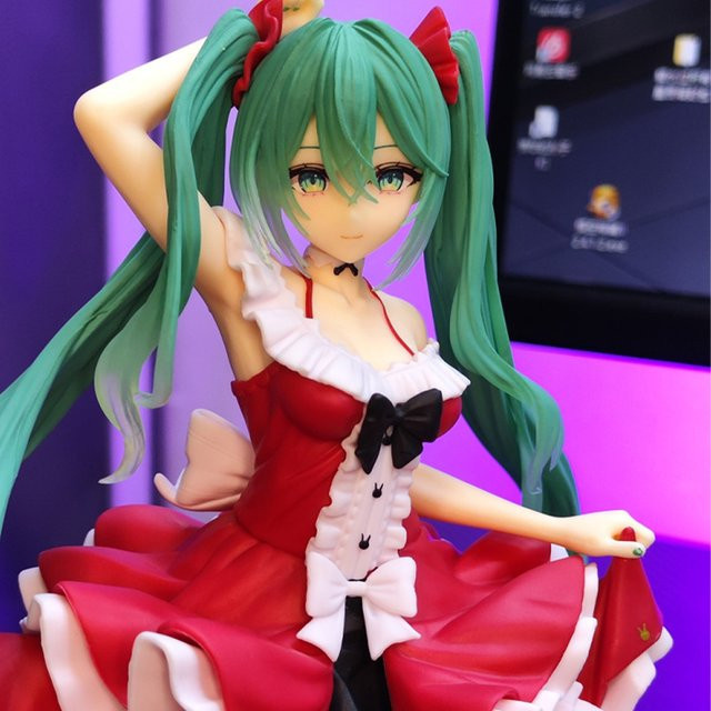 Bandai Hatsune Miku Lolita Serie Figur, Rosa, Grün, für Erwachsene - Bild 1