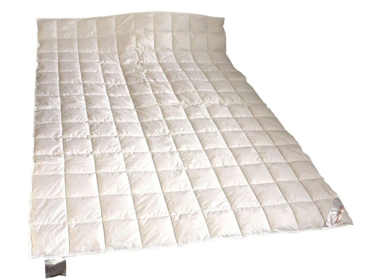 Premium Sommer Daunenbett Sanders aus 100% Daunen, Weiß, B/T: 135 x 200 cm - Bild 1