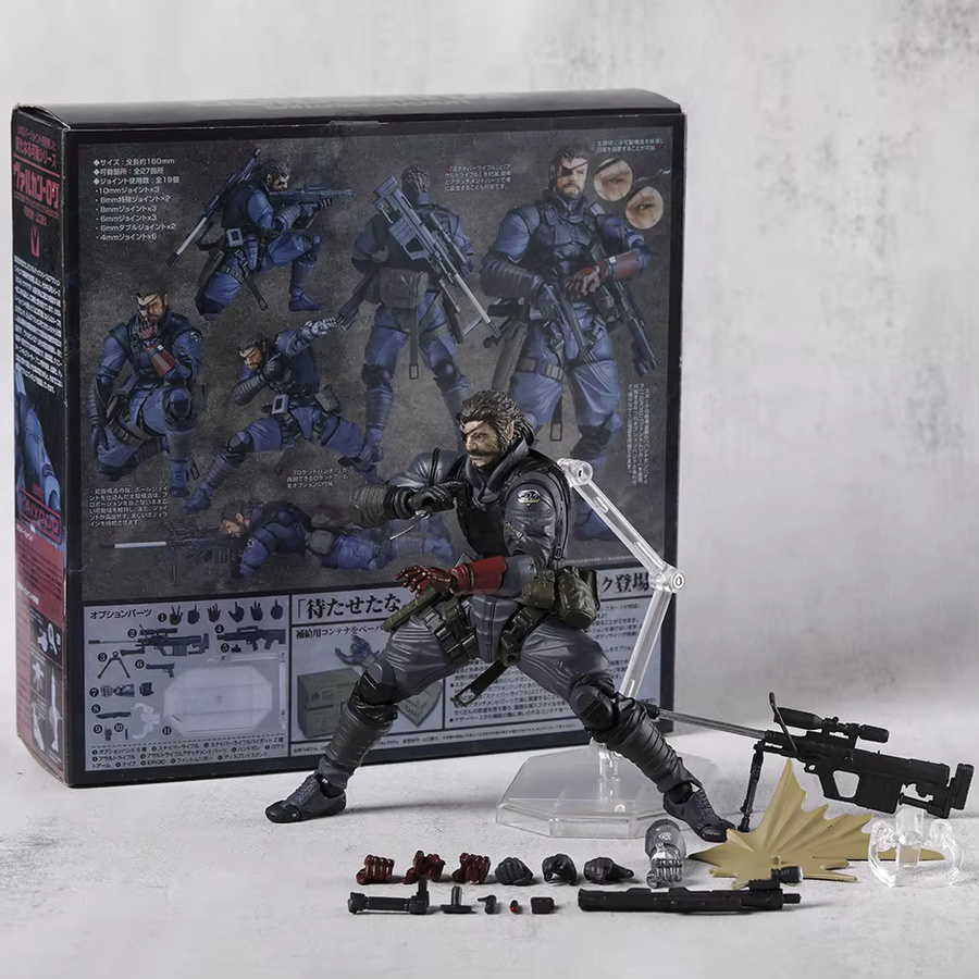 Bandai Metal Gear Solid 5-Venom Snake Actionfigur, Einzelfigur, Schwarz - Bild 3