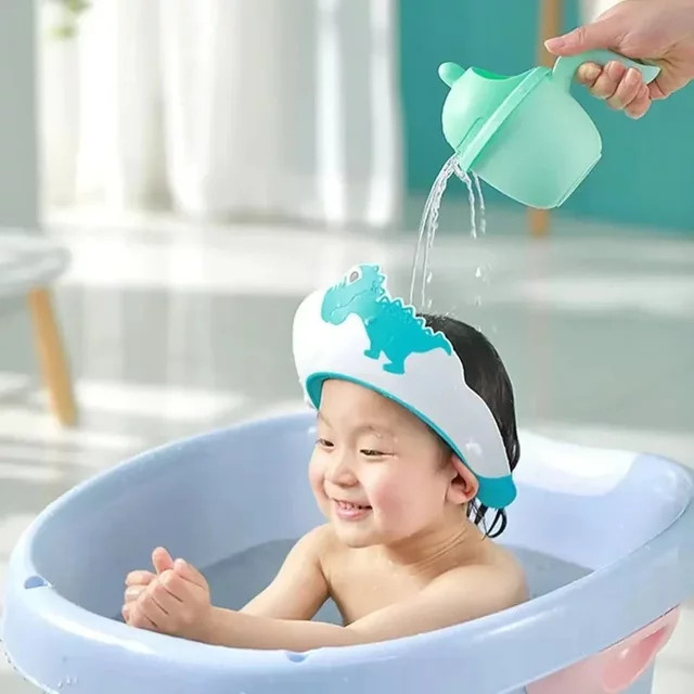 Schutzhaube für Babys beim Baden und Duschen mit weichem Schirm zum Schutz der Augen und Haare - Bild 1