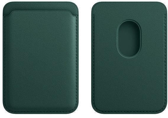 TESHILA MagSafe Lederkarte Wallet in Grün für iPhone 12, iPhone 13 und iPhone 14 Pro Max als magnetische ID-Kartenhalter Magnettasche - Bild 1